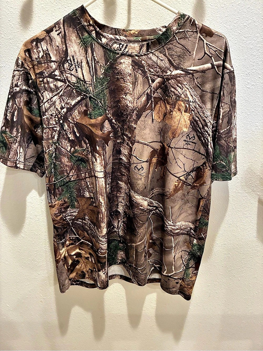 Field & Stream Men's Camo Short Sleeve Shirt Large Like New